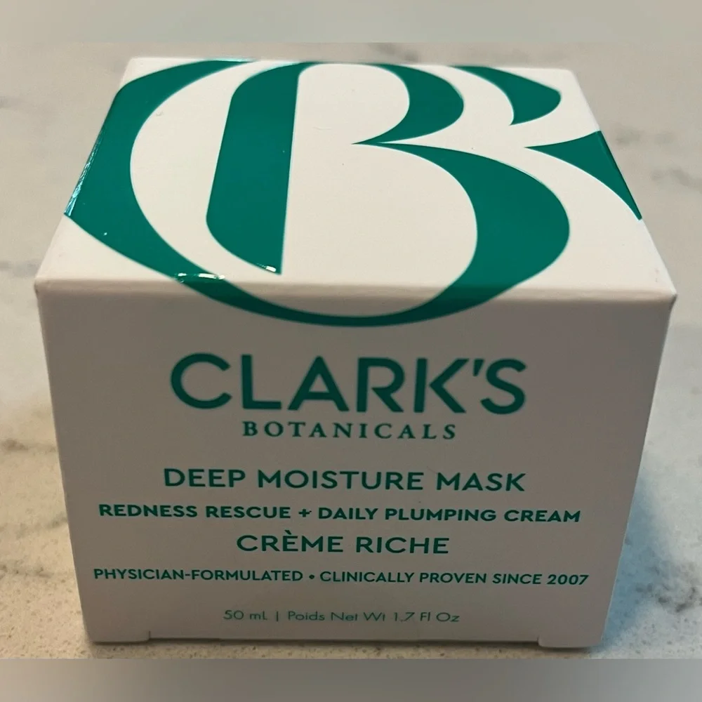 Clark's Botanicals Deep Moisture Mask Full Size ($89 Retail) Sealed New in Box